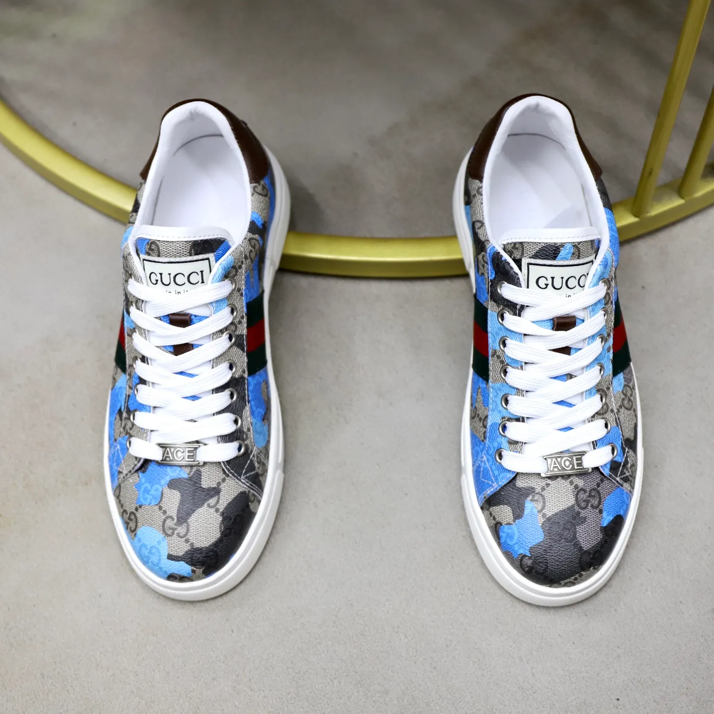 Ex-factory price: 420💰🙅‍♂️🙅‍♂️🙅‍♂️ Brand: Gucci GUCCi Standard code: 38-44 (45 customized) Grade: Same as the official website Material: Original leather splicing, comfortable and breathable sheepskin lining, original wear-resistant outsole Style category: Men's fashionable casual shoes, running, sports shoes, noble luxury brand elements, top luxury Color: actual picture color